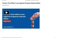 What Factors Affect Loan Approval And Interest Rates