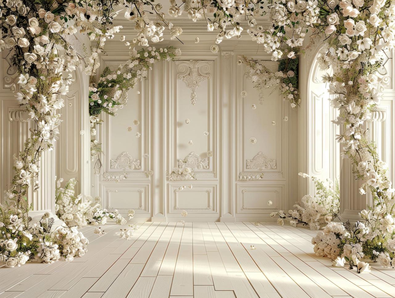 5 Digital Wedding Room Backgrounds, Floral Elegant Wedding Room ... What Are The Top Documentaries To Stream Right Now